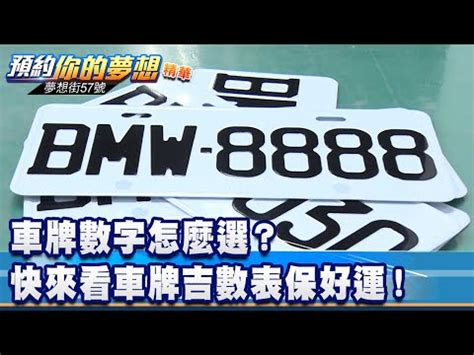 車牌英文字母吉凶|最新車牌英文吉凶解碼